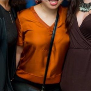 Rag & Bone ‘Helena’ V-neck silk top